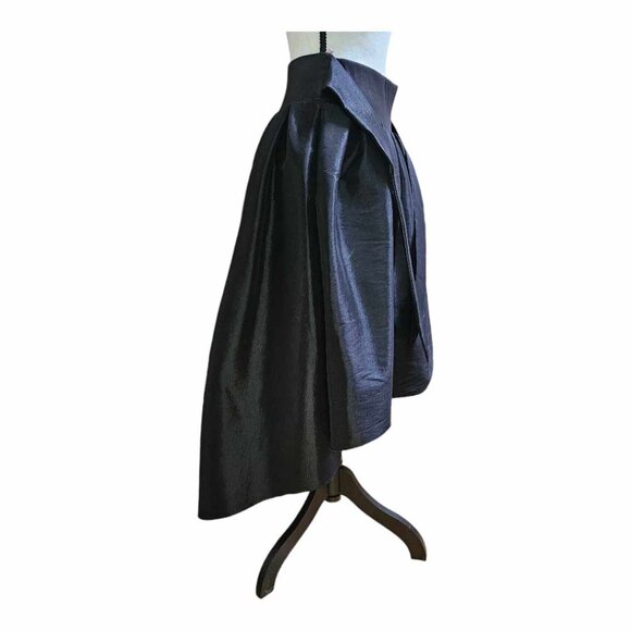 NWT A'gaci Black High-low Black Skirt Size M - Picture 3 of 8